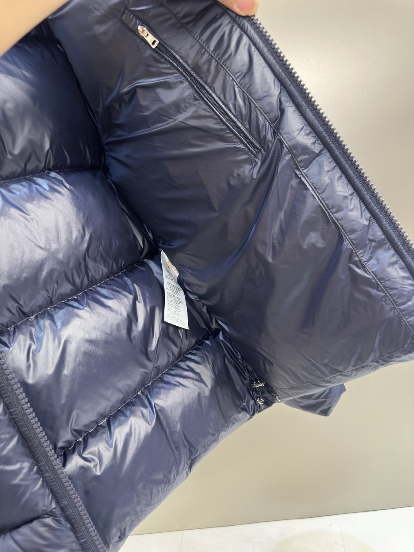 Gucci Quilted Puffer Jacket — fabric_closeup