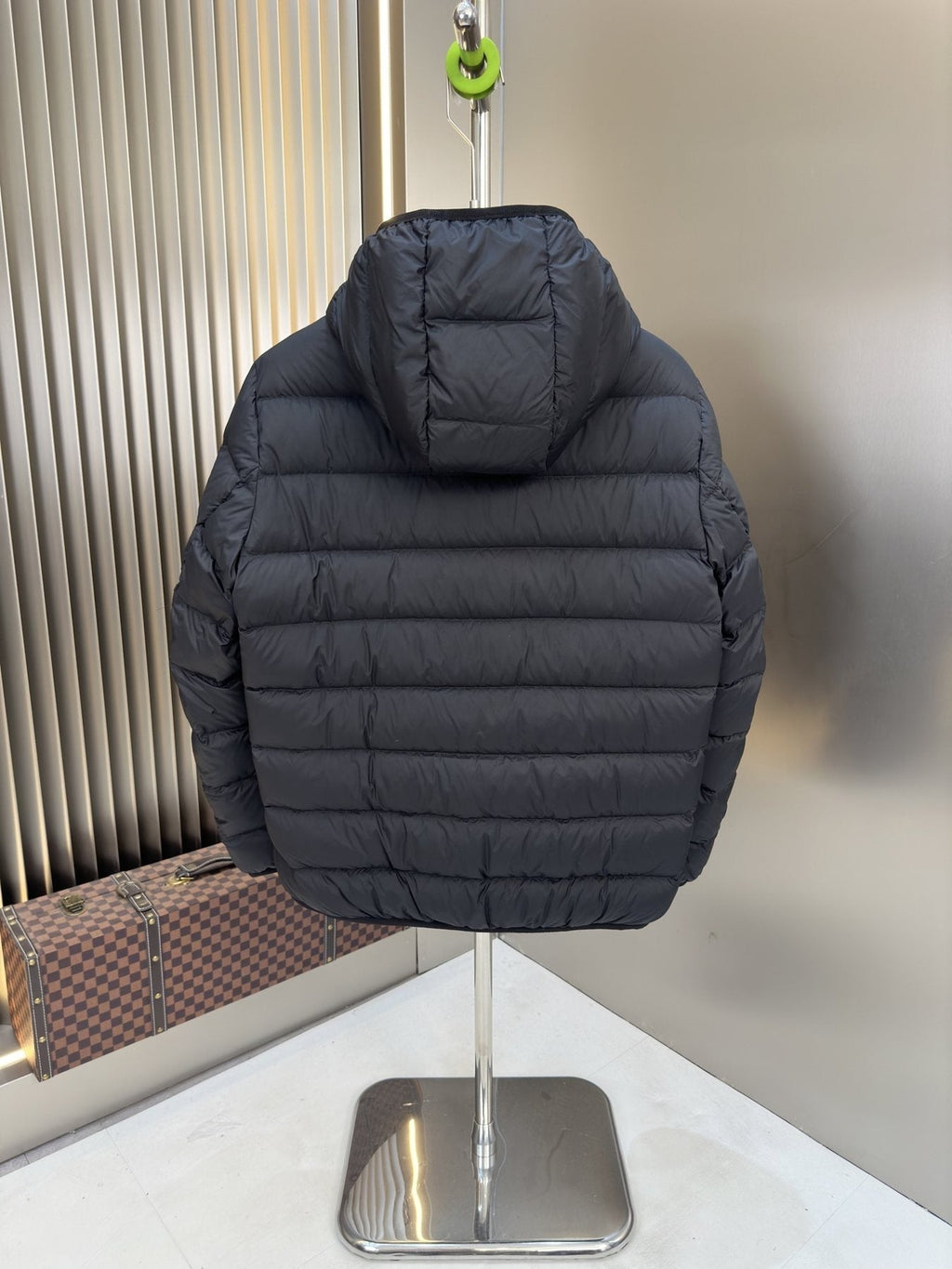 Men Moncler coat Hooded Quilted Puffer Jacket — back