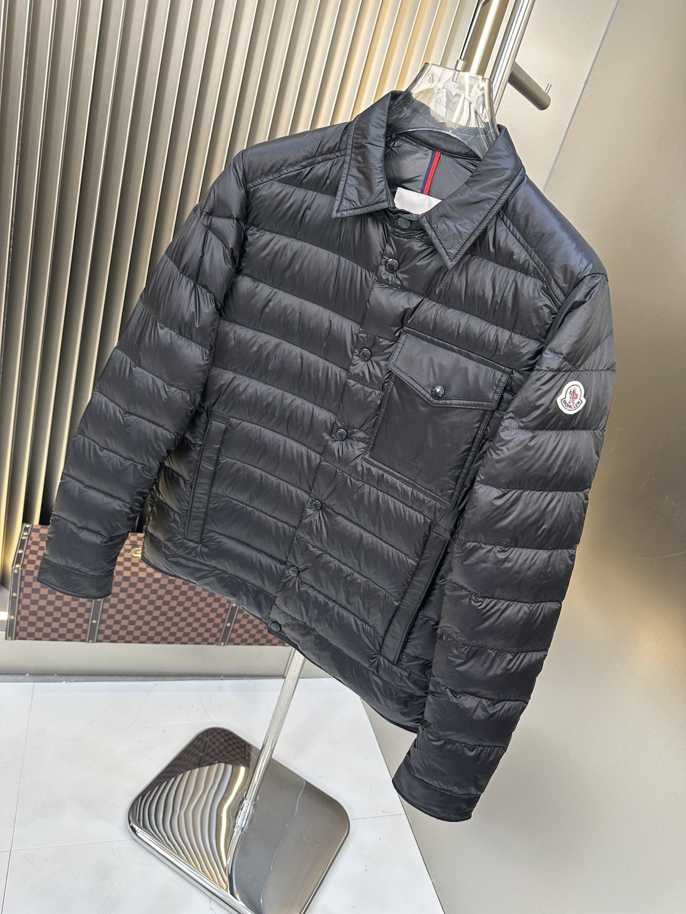Prada Quilted Button-Front Jacket — front