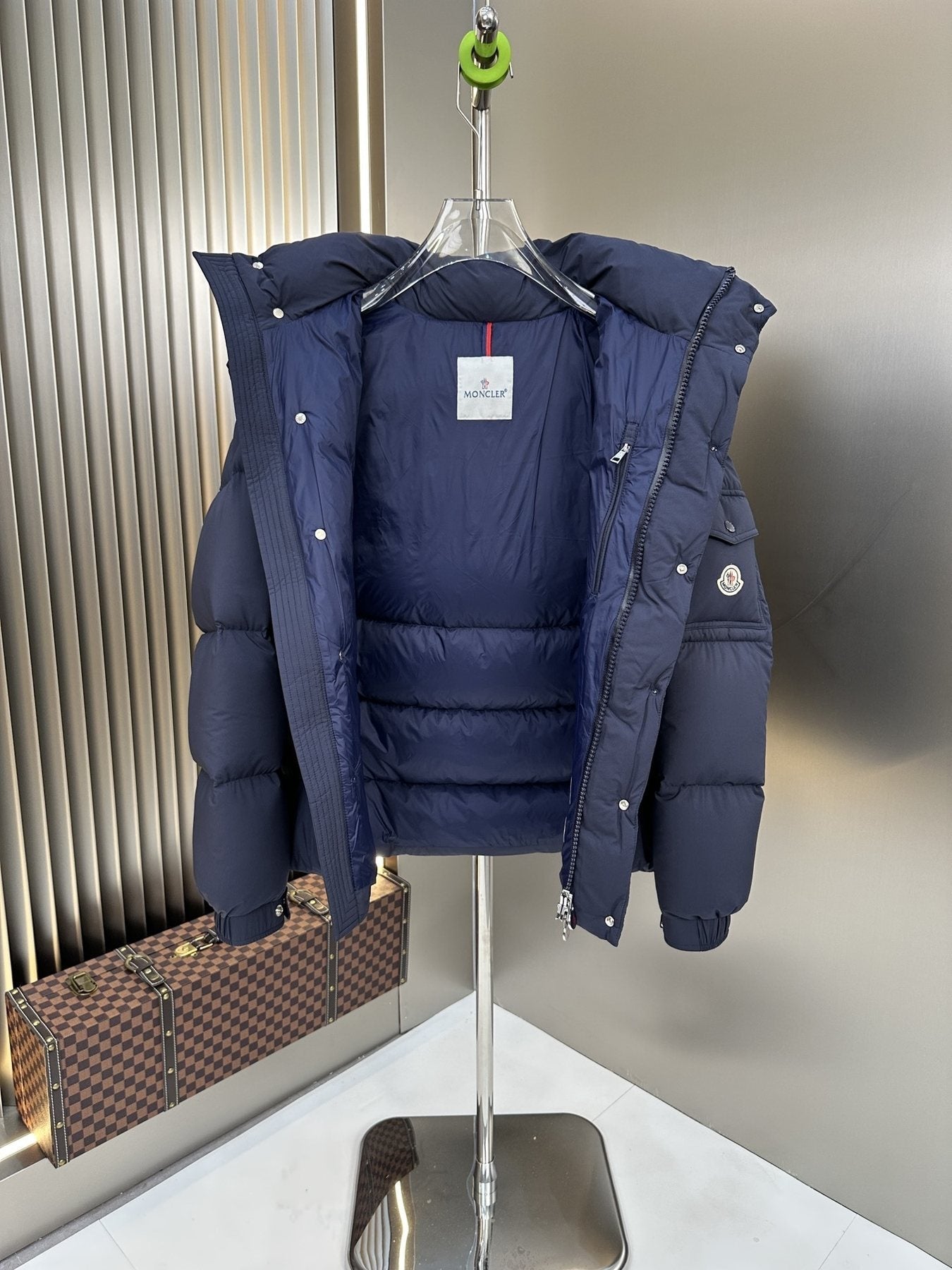 Moncler Hooded Quilted Puffer Jacket — detail