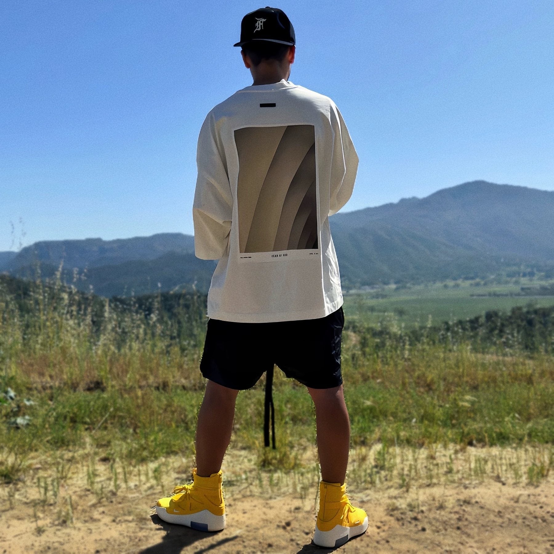 Fear of God Three-Bar Back Graphic T-Shirt — context