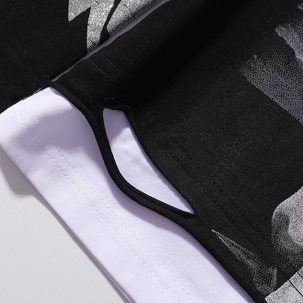 Rough Play Power Skull Long-Sleeve T-Shirt — detail