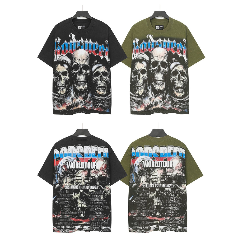 Godspeed World Tour Skull Graphic T-Shirt — comparison