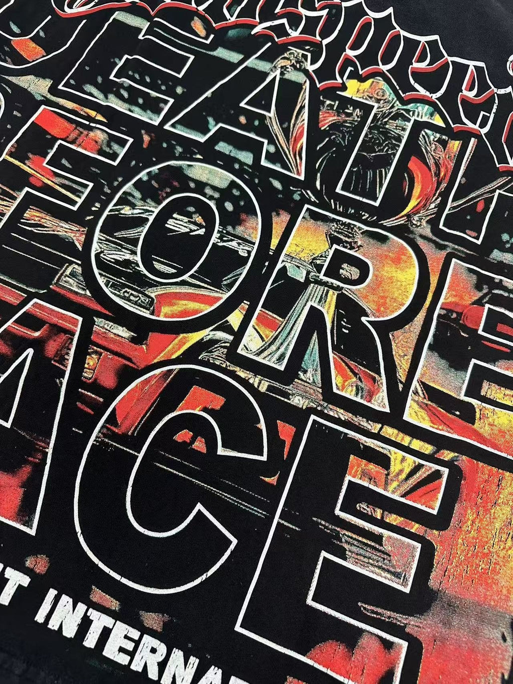 Godspeed Racing Skull Graphic T-Shirt — detail