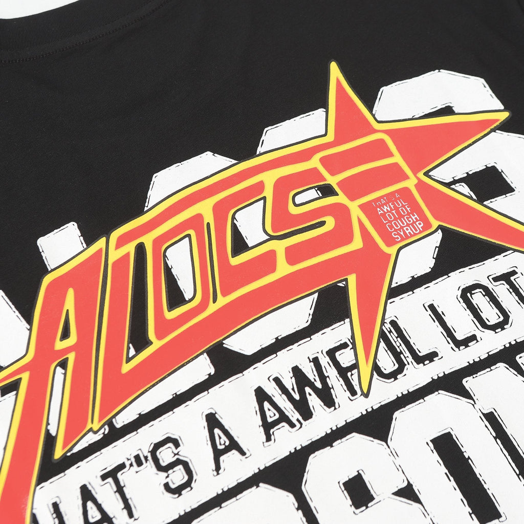 THAT'S A AWFUL LOT OF COUGH SYRUP Graphic Short-Sleeve T-Shirt — detail