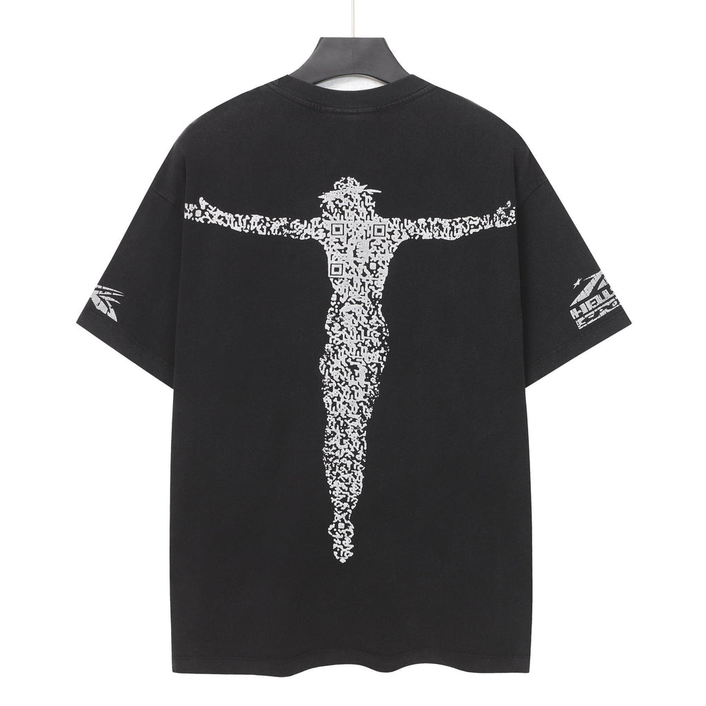 Hellstar Reaper Cross Graphic T-Shirt — back