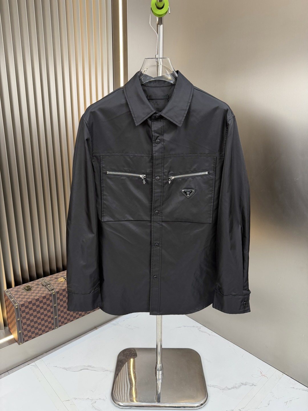 Prada Zip Detail Overshirt Jacket — hero