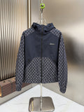 2026 Original Jacket Monogram Panel Hooded Jacket — front