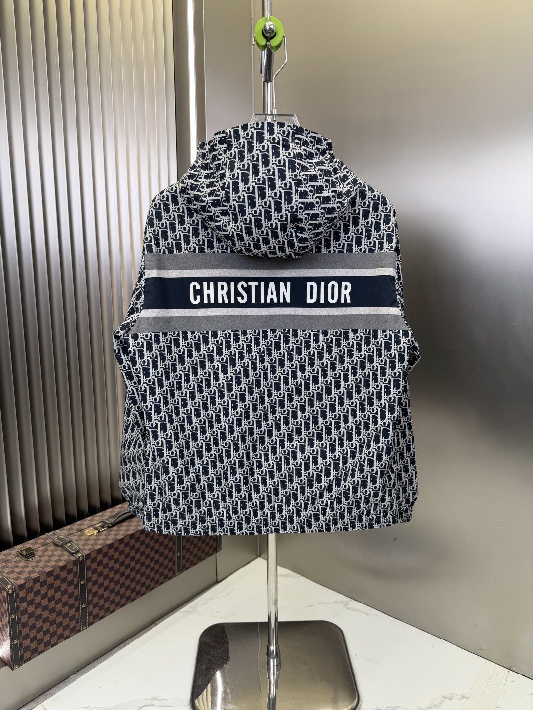 2026 Original Jacket Hooded Monogram Stripe Jacket — back