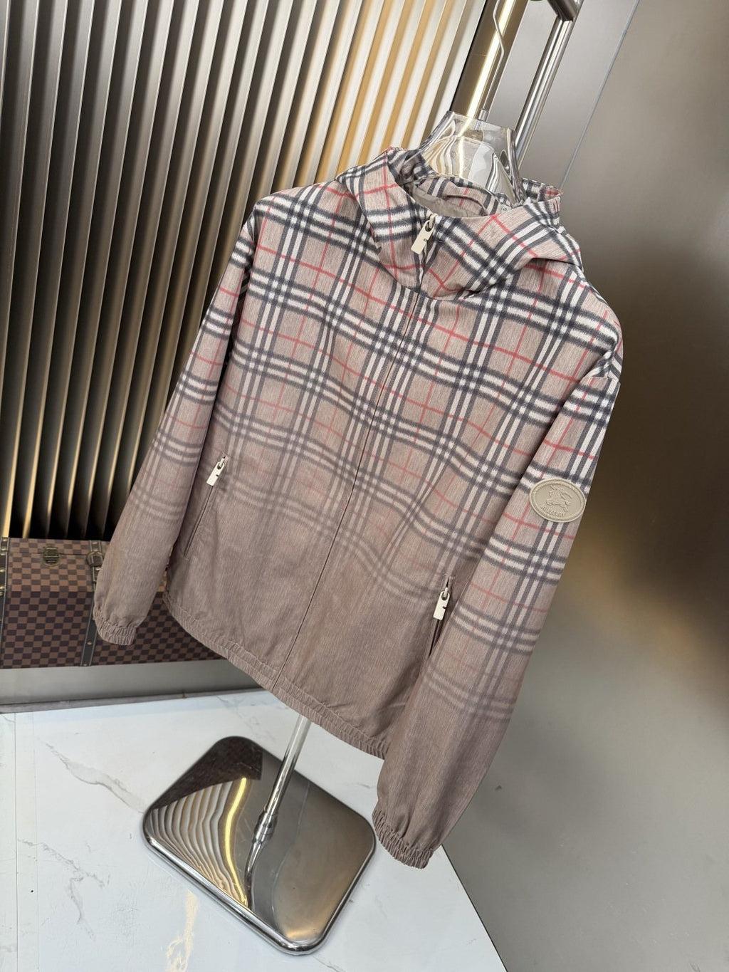 2026 Original Jacket Plaid Hooded Pullover — detail