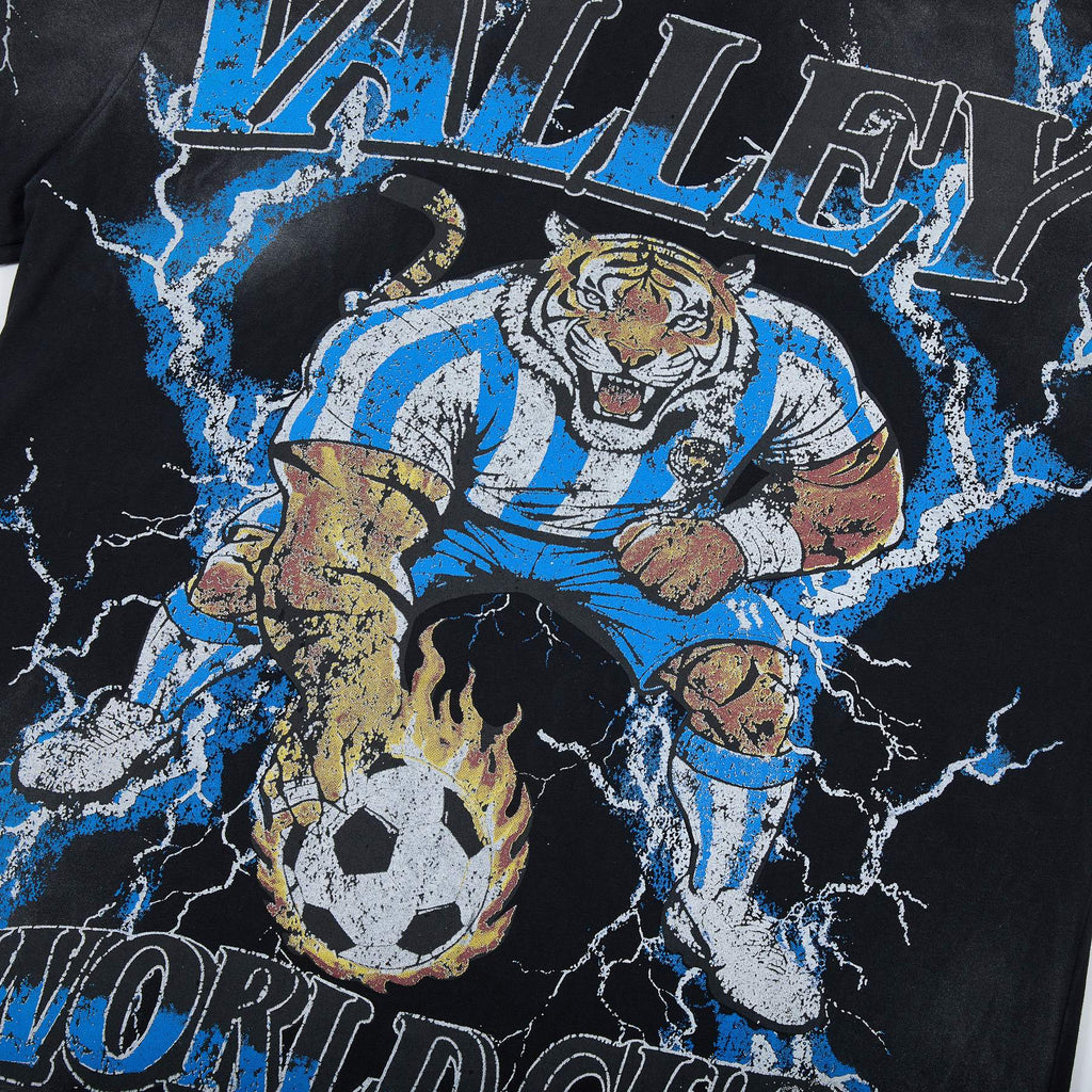 VALE USA World Cup Tiger Soccer Graphic T-Shirt — detail
