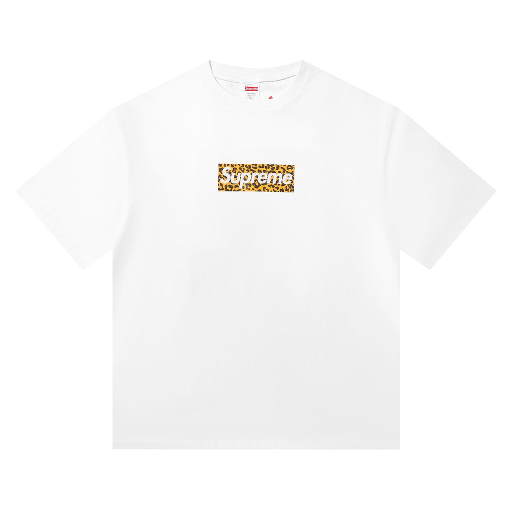 Supreme Leopard Shanghai Graphic Short-Sleeve T-Shirt — hero