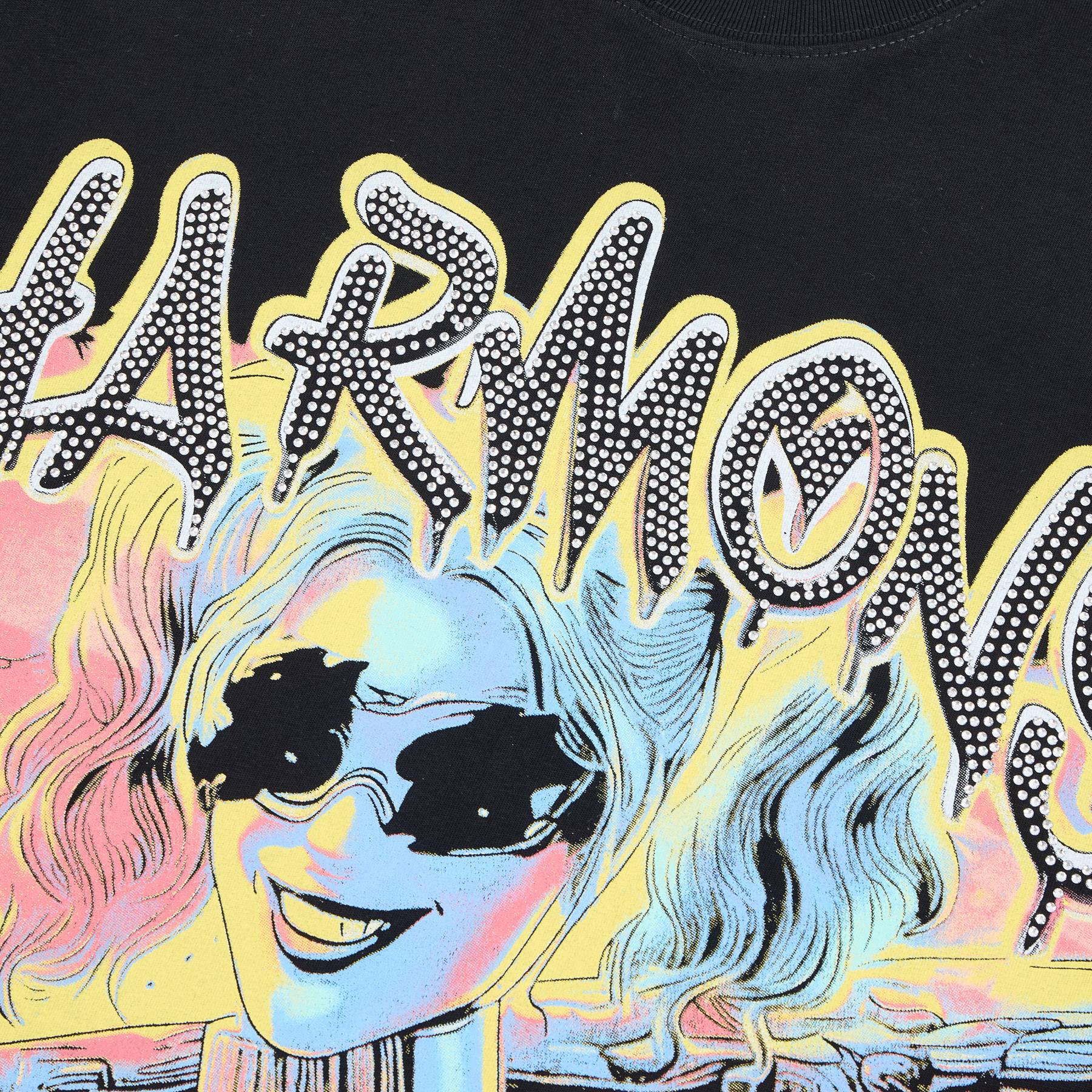 HARMONY Anime Graphic Short-Sleeve T-Shirt — detail