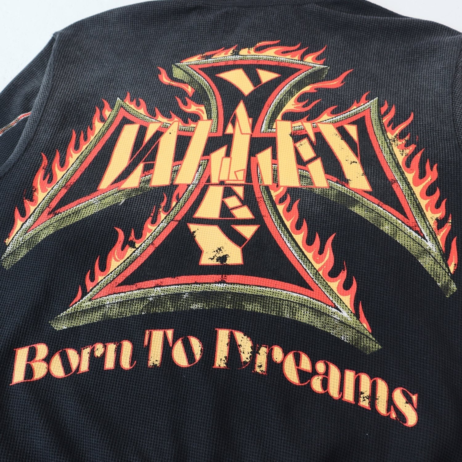 Valley Dreams Death or Glory Flame Zip Hoodie — detail