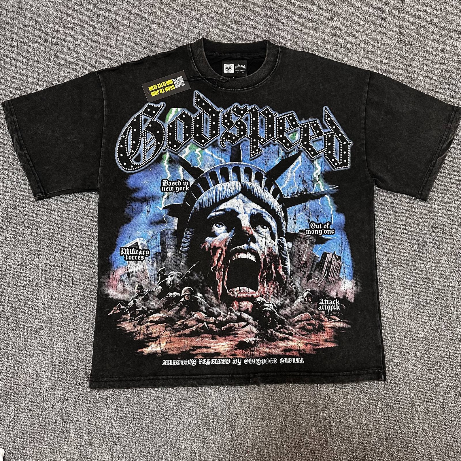 Godspeed Forces Of Destruction Graphic T-Shirt — hero