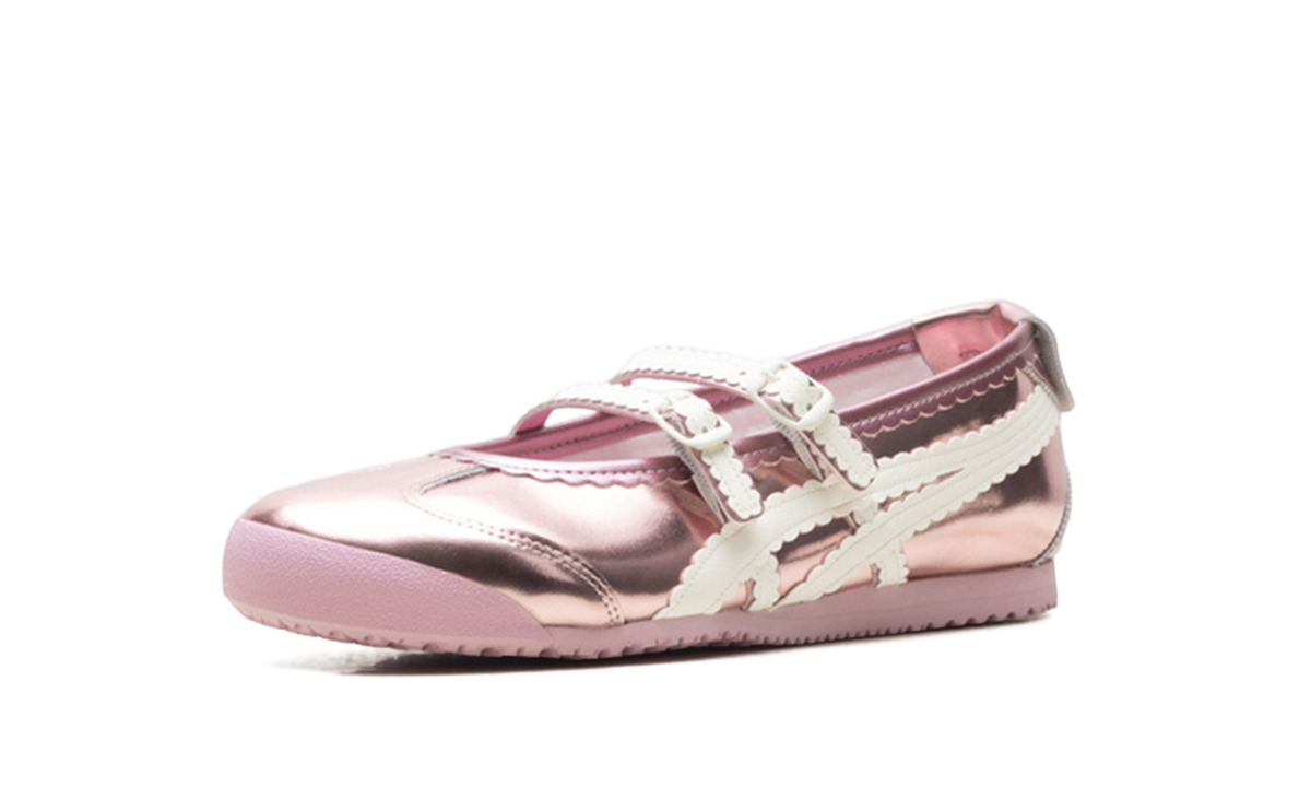 Onitsuka Tiger Mexico 66 TGRS Metallic Pack Women's Ballet Flats - Crystal Pink Cream