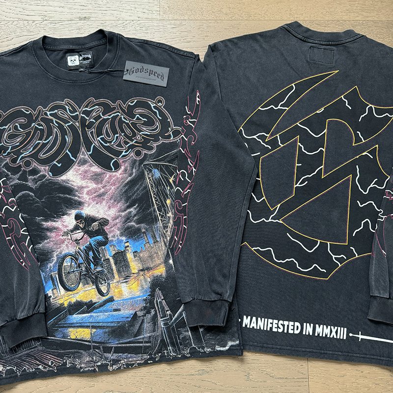 Godspeed Bicycle City Storm Long-Sleeve T-Shirt — comparison