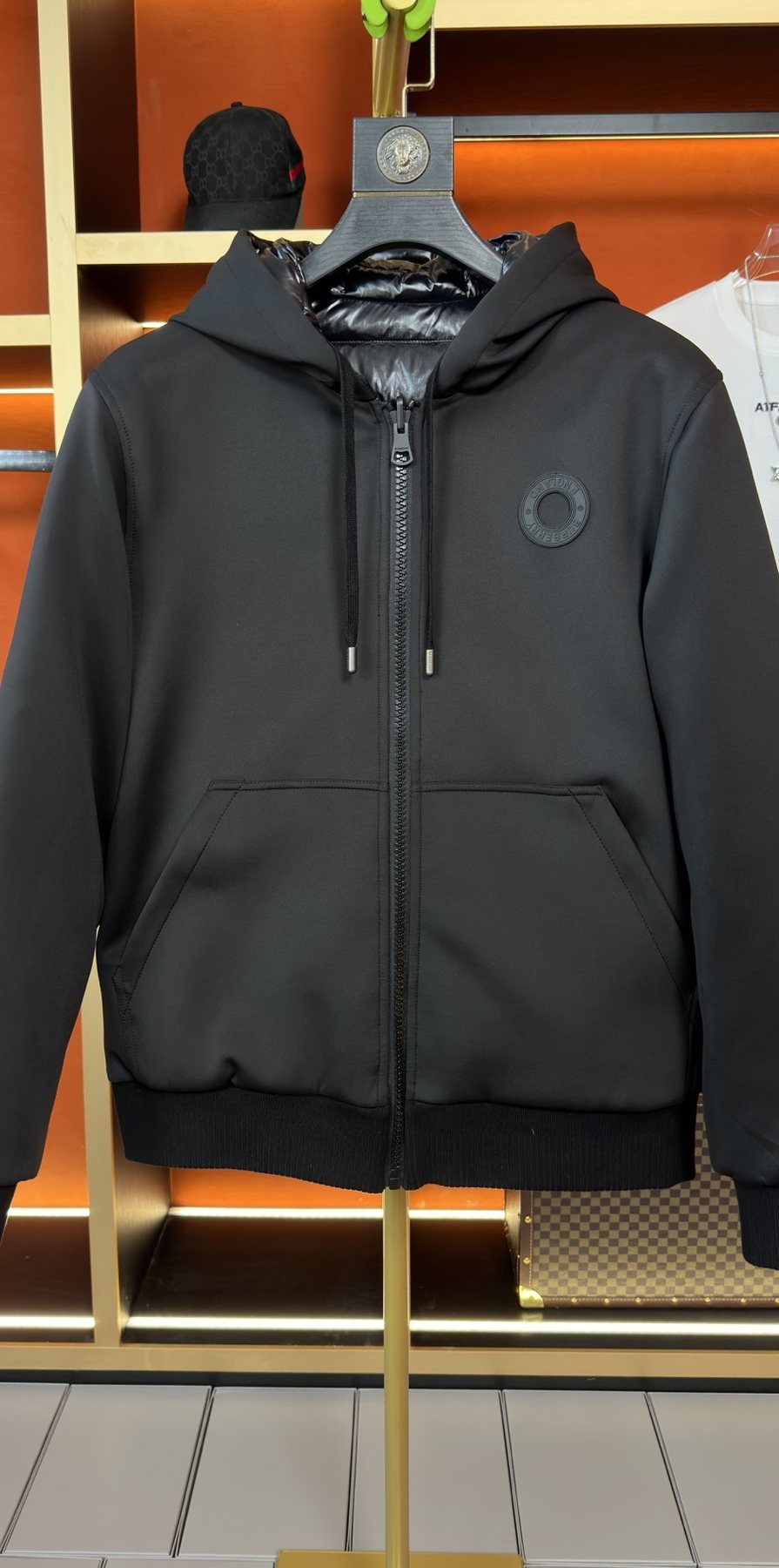 Burberry Reversible Hooded Puffer Jacket — front