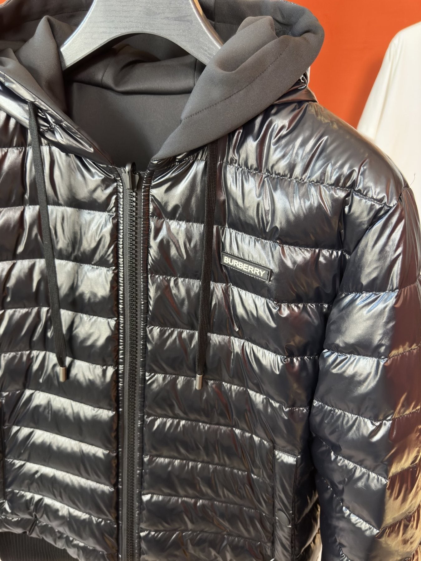 Burberry Reversible Hooded Puffer Jacket — detail