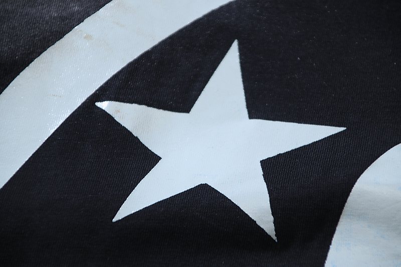 Hellstar Flame Head Star Graphic T-Shirt — detail