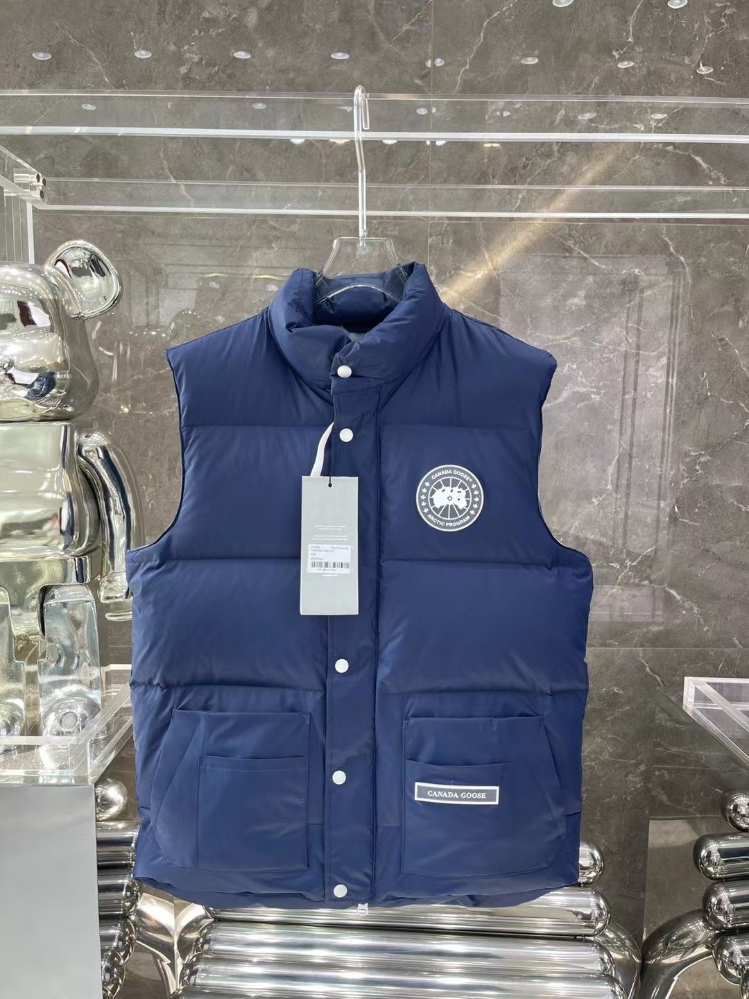 Canada Goose Quilted Snap-Front Vest — hero