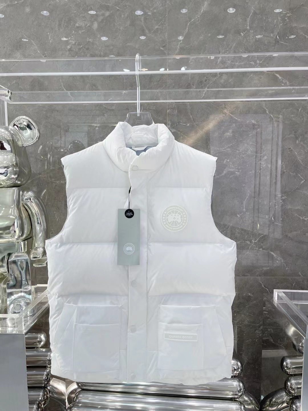 Canada Goose Quilted Snap-Front Vest — front