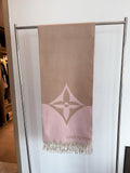 Louis Vuitton Floral Fringed Cashmere Scarf — hero