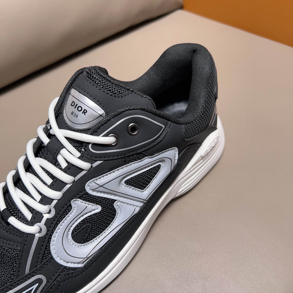 Dior B30 Black and Gray Sneakers — detail