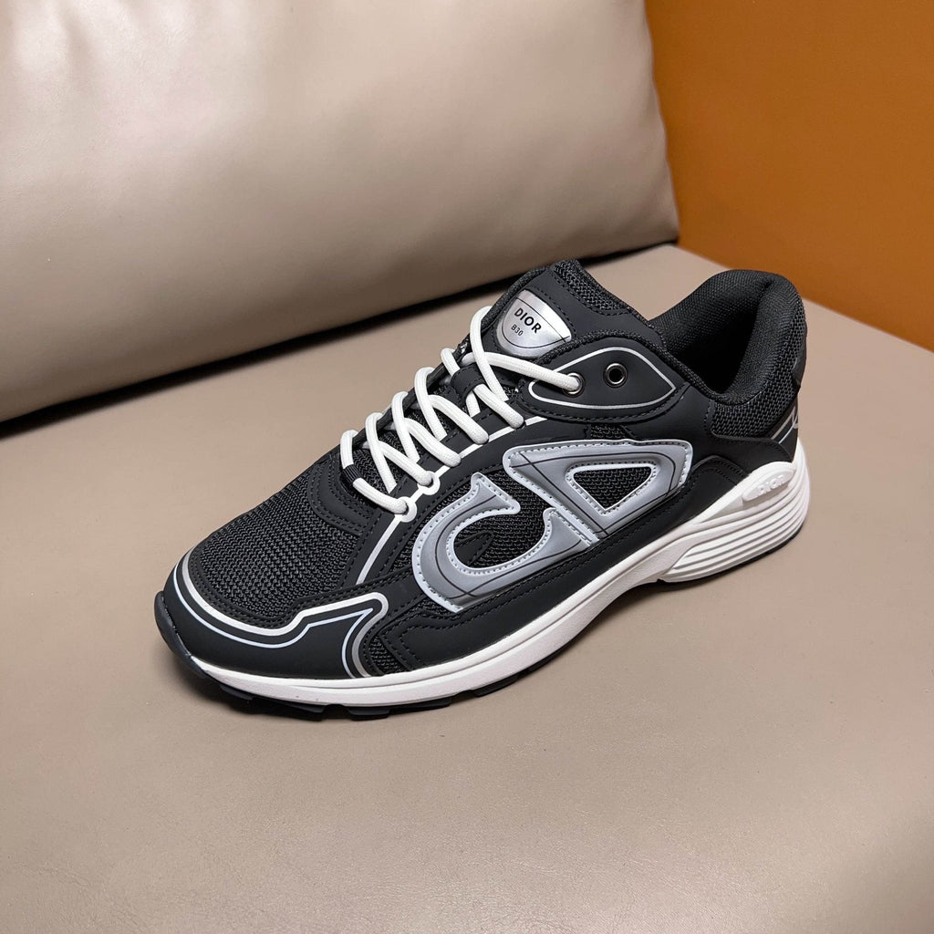 Dior B30 Black and Gray Sneakers — side
