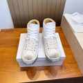 Maison Margiela White High-Top Lace-Up Sneakers — hero