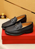 Ferragamo Black Bit Loafers — hero