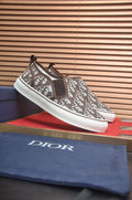 Dior Patterned Slip-On Shoes — hero