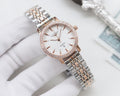 Longines Two Tone Silver White Dial Bracelet Couple Watch Set — hero