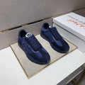 Dolce & Gabbana Navy Logo Low-Top Sneakers — front