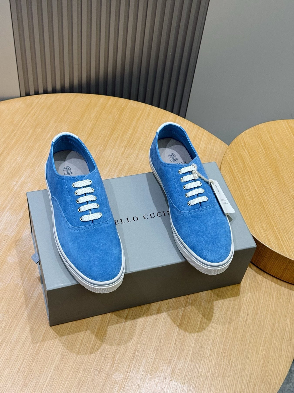 Brunello Cucinelli Suede Low-Top Sneakers — side