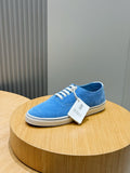 Brunello Cucinelli Suede Low-Top Sneakers — front