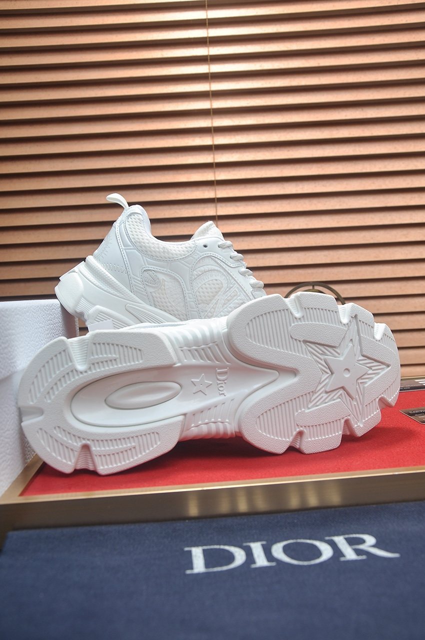 Dior White Couple Sneakers — back