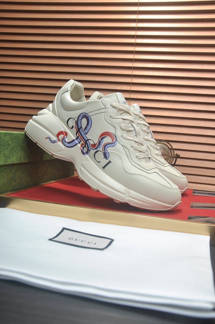 GUCCI Multicolor Graphic Chunky Sneakers — side
