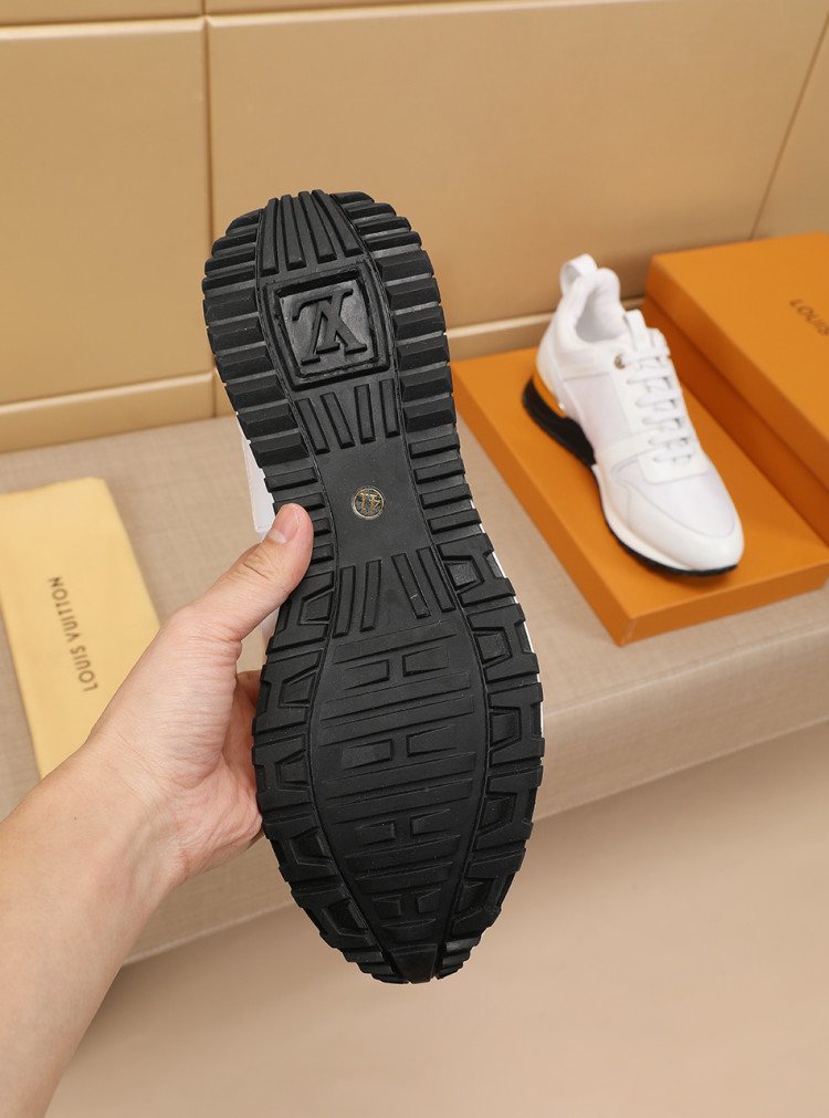 Louis Vuitton White Low-Top Sneakers — detail