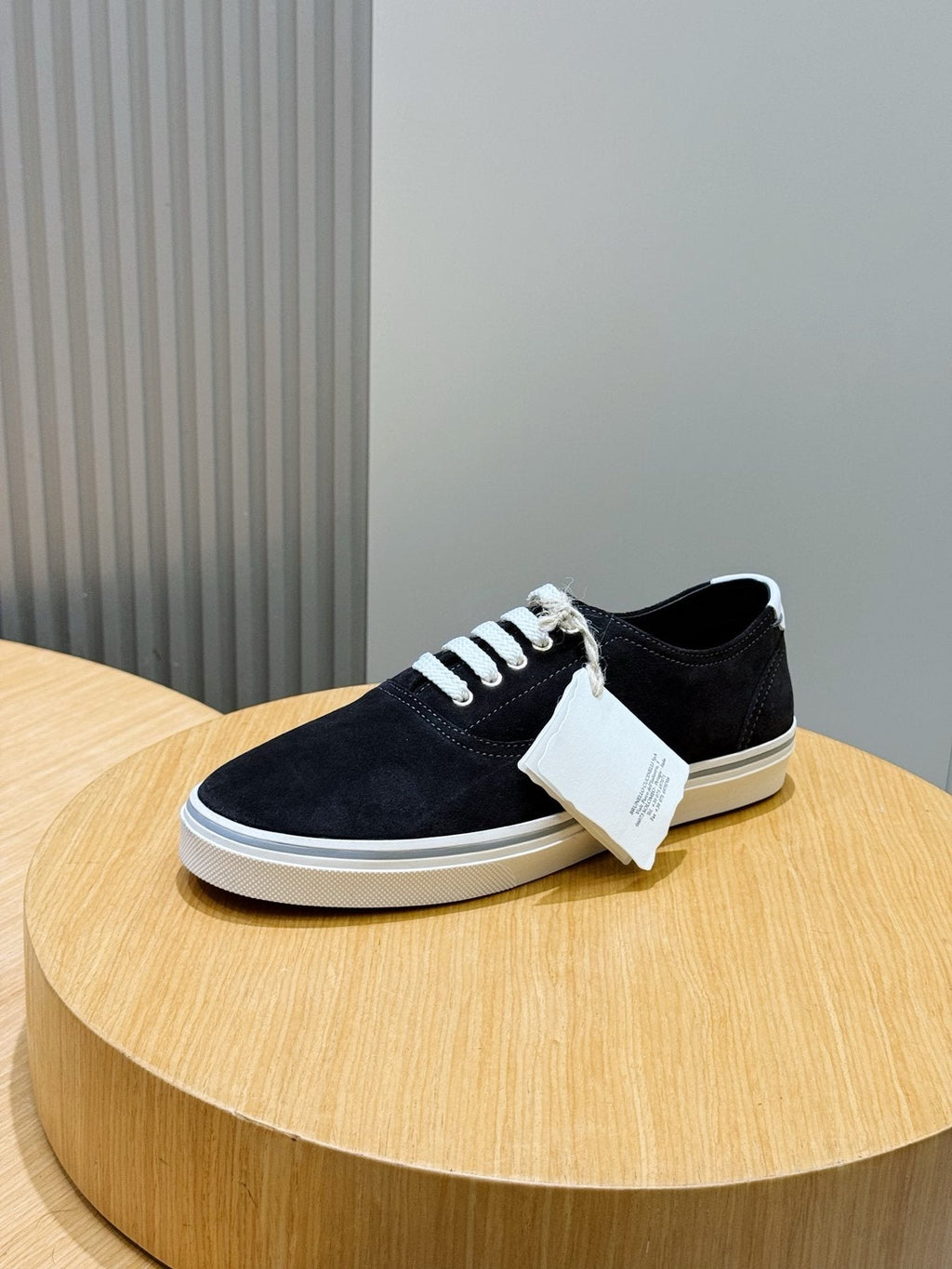 Brunello Cucinelli Black Suede Sneakers — side