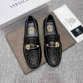 Versace Embossed Medallion Loafers — hero