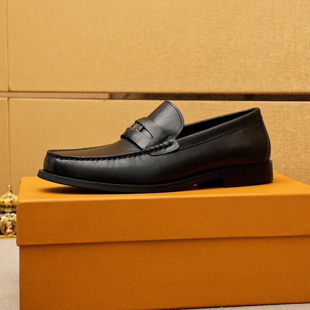 Louis Vuitton Black Hardware Loafers — detail