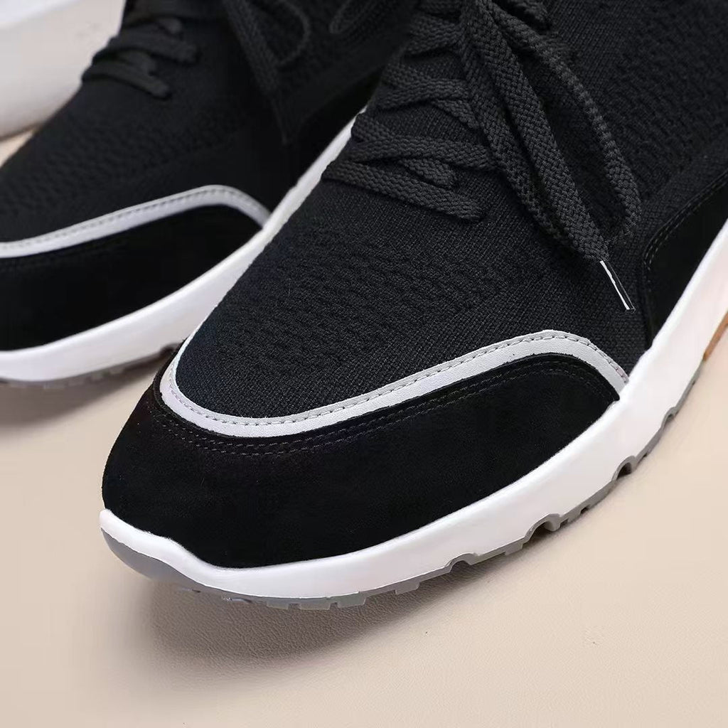 Brunello Cucinelli Black Lace-Up Sneakers — detail