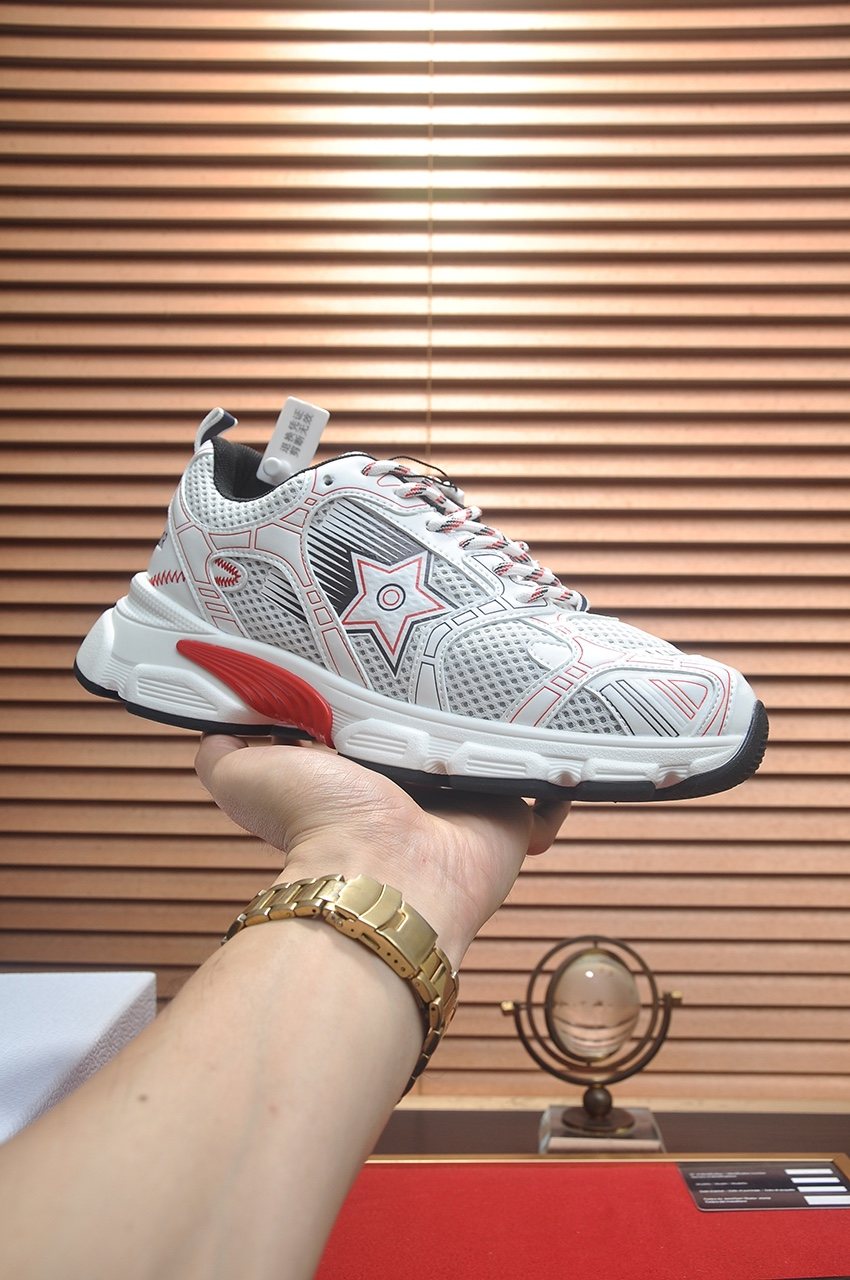 Dior Paneled Low-Top Sneakers — side