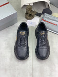 Prada Black Lug Sole Sneakers — hero