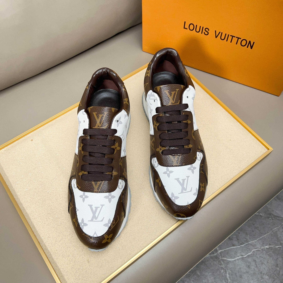 Louis Vuitton Monogram Low-Top Sneakers — side