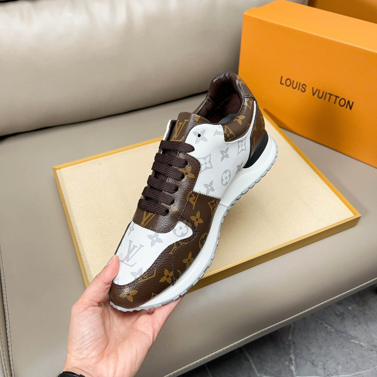 Louis Vuitton Monogram Low-Top Sneakers — detail