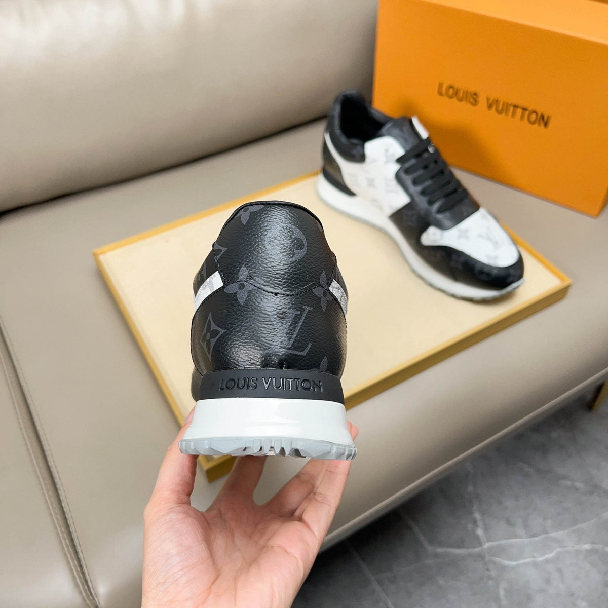Louis Vuitton Monogram Low-Top Sneakers — back