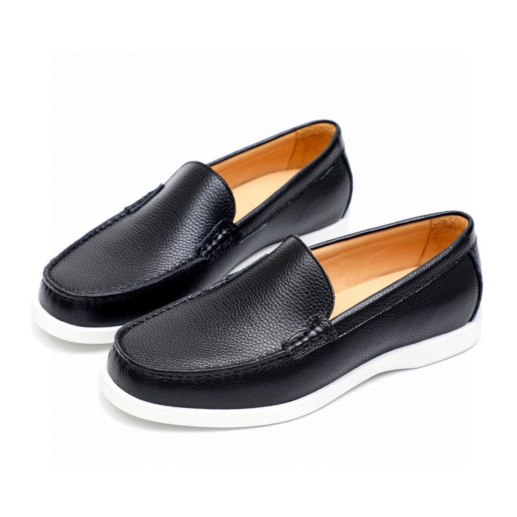 Dior Pebble-Grain Slip-On Shoes — front