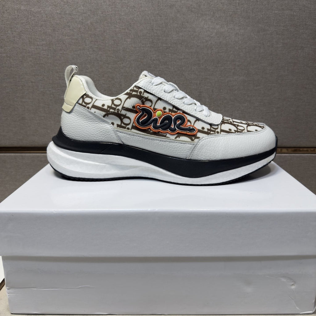 Dior Patterned Low-Top Men's Sneakers — hero